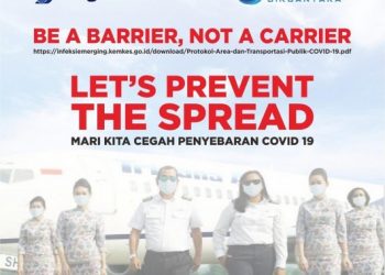 Trigana Air Cegah Tangkal Covid-19