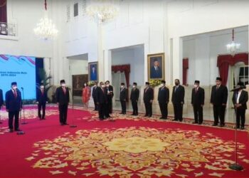 Reshuffle Kabinet, Presiden Jokowi Lantik 2 Menteri dan 3 Wamen