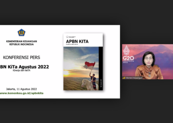 APBN Kita Edisi Agustus 2022, Penerimaan Pajak Capai Rp1.028,5 Triliun