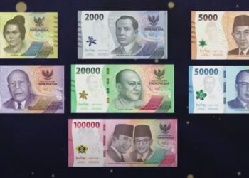 Bank Indonesia Luncurkan 7 Pecahan Uang Kertas Rupiah Emisi 2022