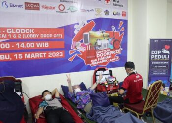 Kolaborasi LTC Glodok, Kanwil DJP Jakbar Ikut Donor Darah