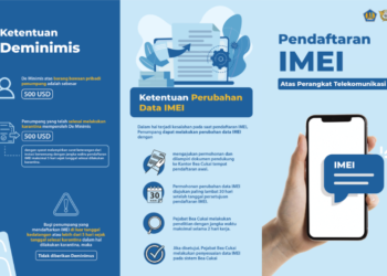 Bea Cukai Permudah Pendaftaran IMEI