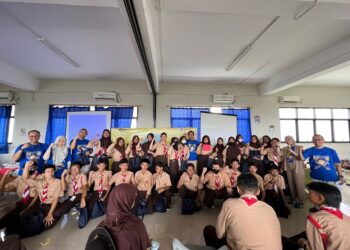 Ratusan Pelajar SMPN 7 Jakarta Antusias Ikuti Tax Goes to School