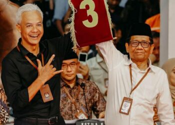 KPU Tetapkan Nomor Urut Capres-Cawapres 2024, Ganjar-Mahfud Dapat Nomor Urut 3