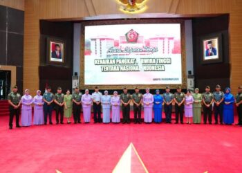Sebanyak 37 Perwira Tinggi TNI Naik Pangkat