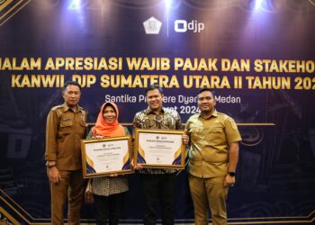 Pemkab Sergai Raih Penghargaan Kanwil DJP Sumut II