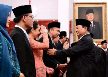 Presiden Prabowo Subianto Lantik Sejumlah Pejabat Negara